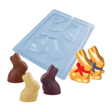 Forma de Chocolate Especial 3 Partes - Coelhinho - BWB10558
